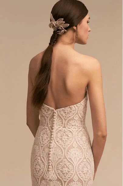 BHLDN Whispers & Echoes Lilac Gown - Image 3