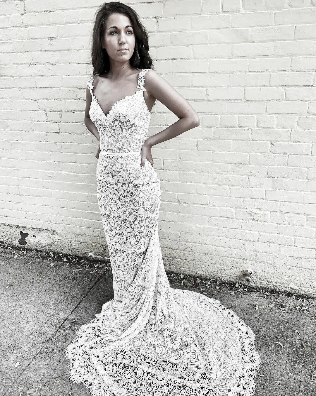 Paloma Blanca - 4840 Sample Gown - Image 5