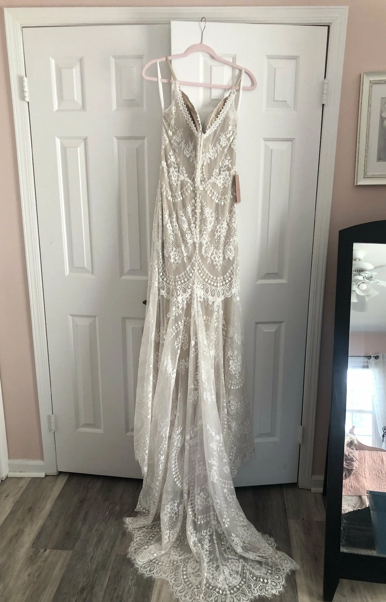 BHLDN Cascading Lace Gown - Image 8