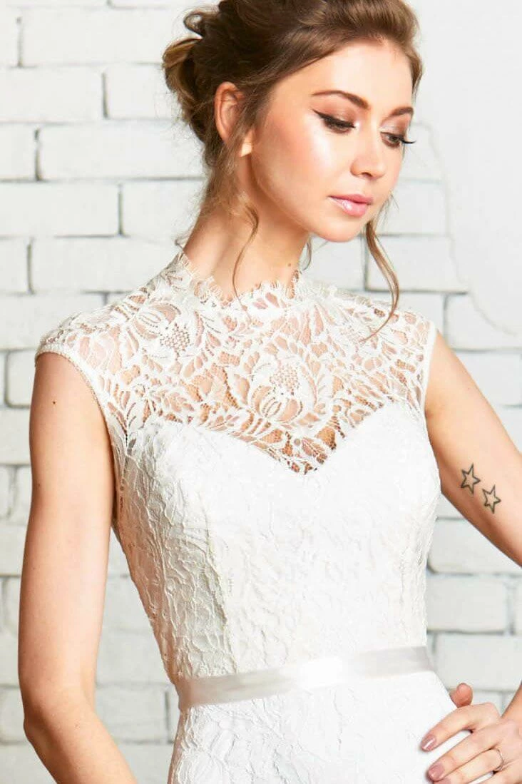 Rebecca Schoneveld - Deya Lace Topper Cap Sleeve 3 Rebecca Schoneveld - Deya Lace Topper Cap Sleeve