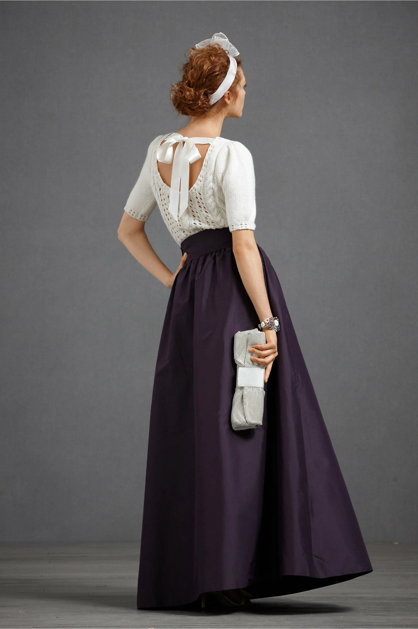 BHLDN Hitherto Beatific Ball Skirt - Aubergine - Image 2