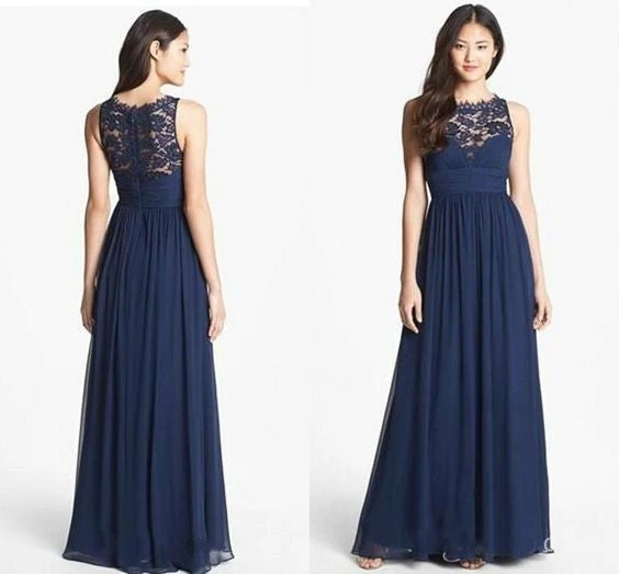 Aidan Mattox Embellished Lace & Silk Chiffon Gown - Twilight - Image 6