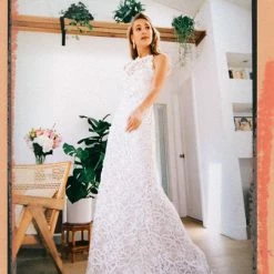 BHLDN Tadashi Shoji Vista Gown 28 BHLDN Tadashi Shoji Vista Gown -Adina's Brida store 50686088 011 g