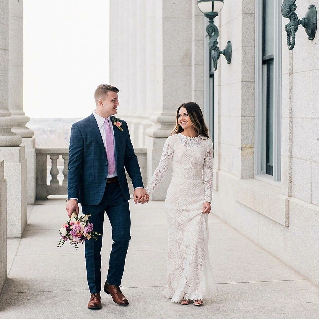 BHLDN Tadashi Shoji Tenley Gown - Image 9