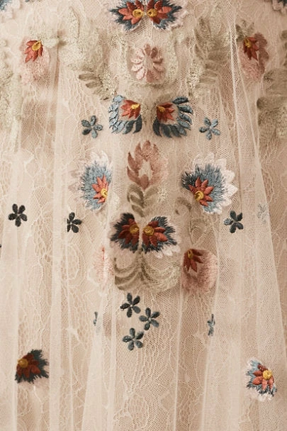 BHLDN Willowby Heartleaf Gown - Ivory Multi - Image 12