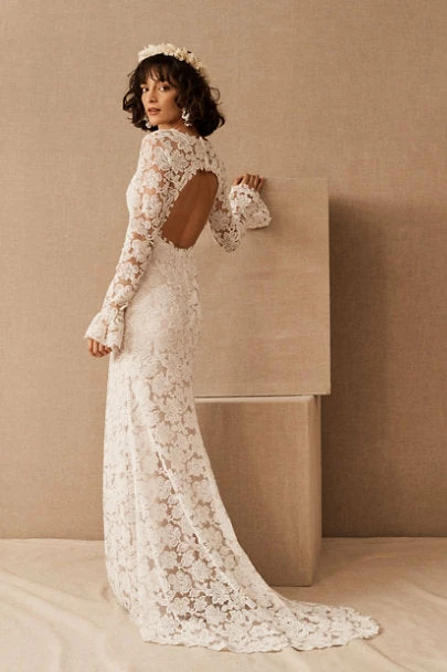 BHLDN Tadashi Shoji Cedar Gown 4 BHLDN Tadashi Shoji Cedar Gown - Image 2