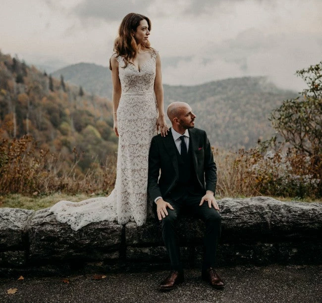 Paloma Blanca - 4840 Sample Gown - Image 6