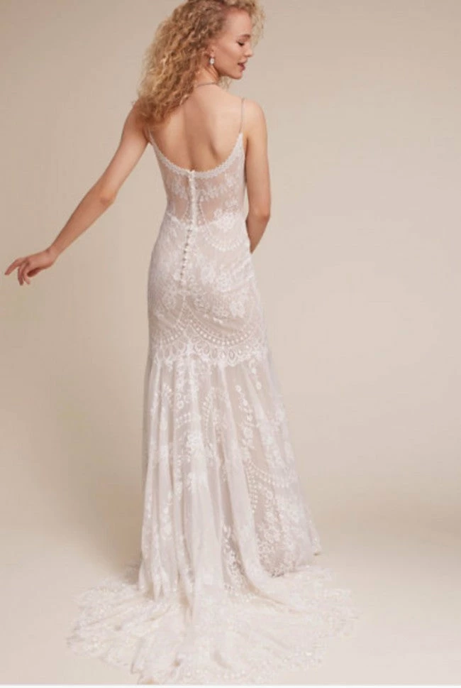 BHLDN Cascading Lace Gown - Image 2