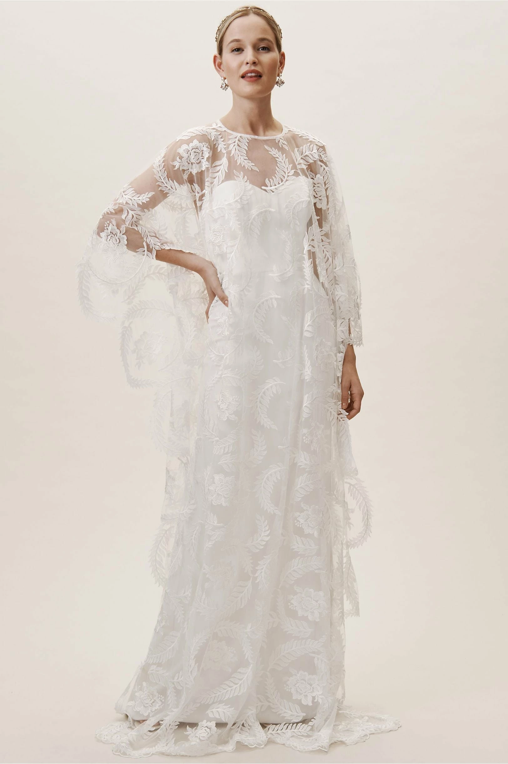 BHLDN Whispers & Echoes Zazie Cape