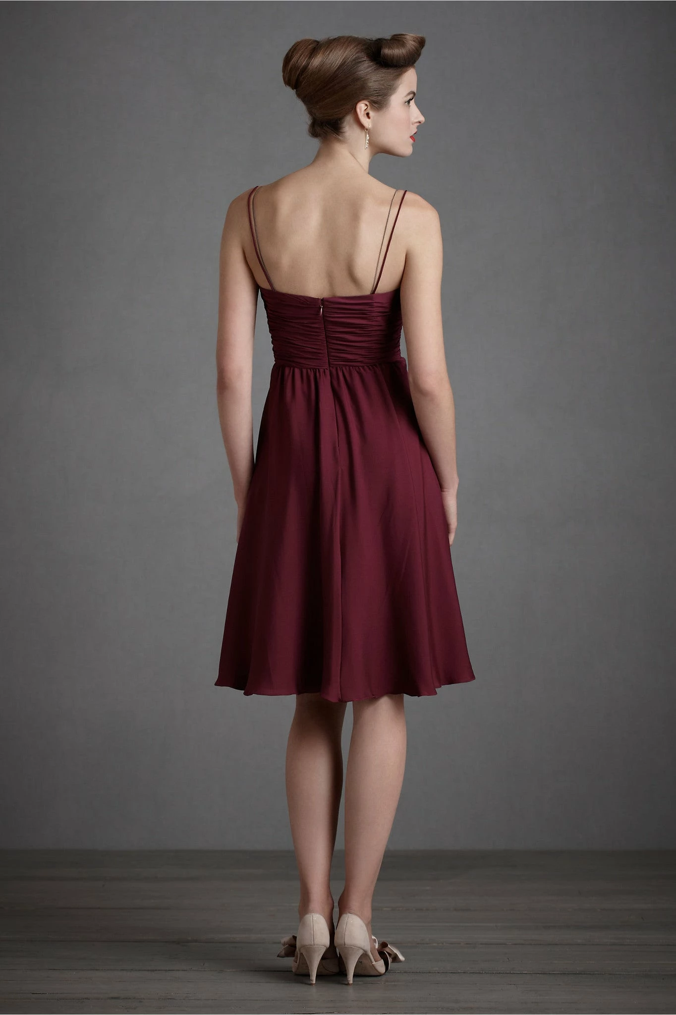 BHLDN Couplet Dress - Berry - Image 2