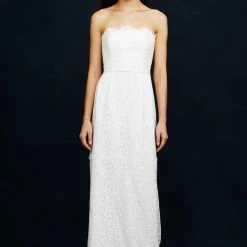 J. Crew Eyelash Lace Gown