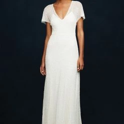 J. Crew Beaded Wedding Gown