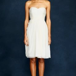 J. Crew Side-Swoop Wedding Gown