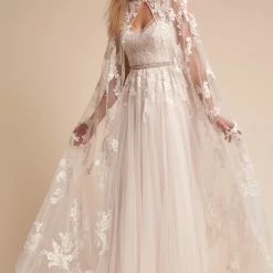 BHLDN Willowby Reagan Gown 21 BHLDN Willowby Reagan Gown -Adina's Brida store Reagan Gown Anastasia Cape