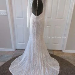 BHLDN Wtoo Summer Gown -Adina's Brida store TheLastMinuteBrideWtoobyWattersstyleSummer13101RbhldnboholongsleevelacebhldnaffordableweddingdressIMG 9201 fe3f59fa d3e6 4565 a289 cba772081e1d
