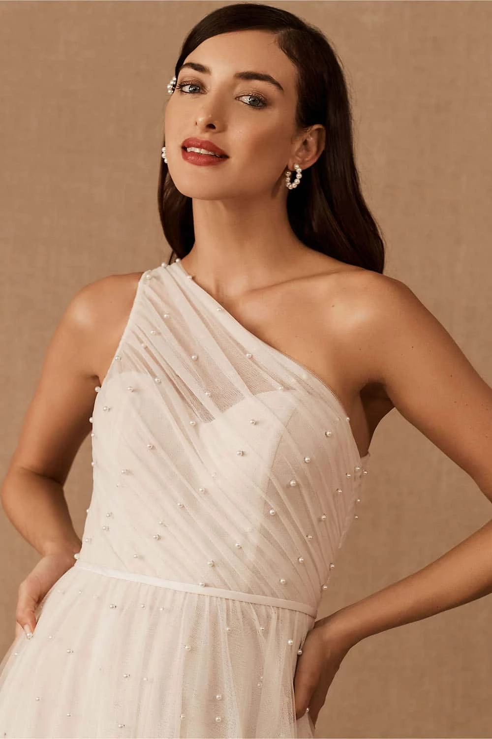 BHLDN Hayley Paige Pearl Gown - Image 3