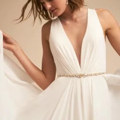 BHLDN Jenny Yoo Conrad Gown - Defects 32 BHLDN Jenny Yoo Conrad Gown - Defects -Adina's Brida store conrad winter white 3