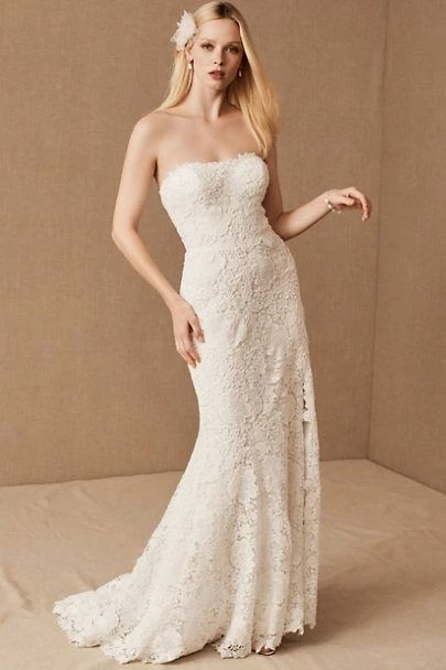 BHLDN Willowby Gambelle Gown - Image 3