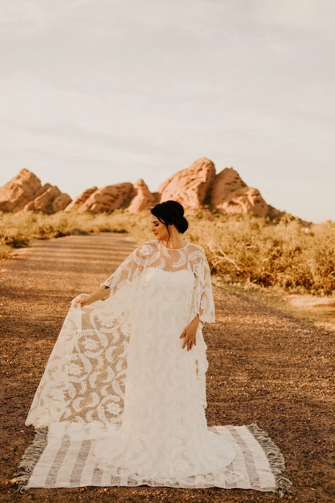 BHLDN Whispers & Echoes Zazie Cape - Image 4