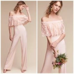BHLDN Theia Mila Jumpsuit - Blush -Adina's Brida store s 5d349f8208d2c2eafcf5508e