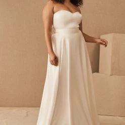 BHLDN Catherine Deane Liz Skirt 16 BHLDN Catherine Deane Liz Skirt -Adina's Brida store silk plus size wedding dress separates